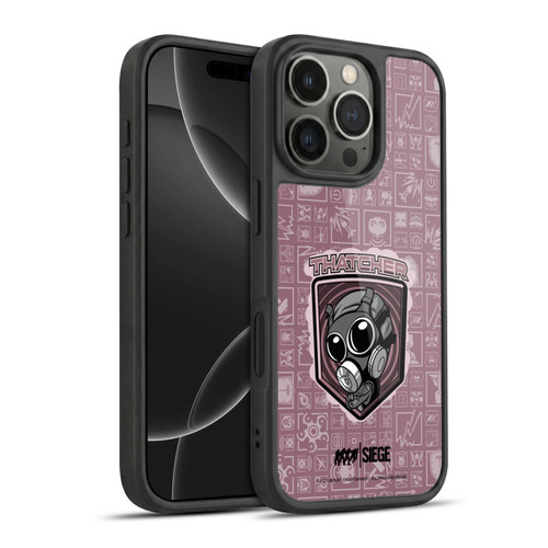 Tom Clancy's Rainbow Six Siege Chibi Operators Thatcher Gel Armour Case For Apple iPhone 16 Pro