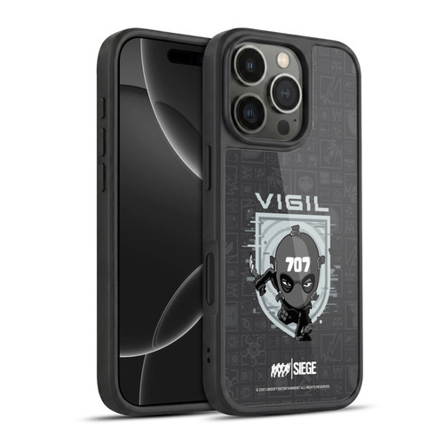 Tom Clancy's Rainbow Six Siege Chibi Operators Vigil Gel Armour Case For Apple iPhone 16 Pro