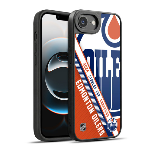 NHL 2024 Stanley Cup Champions Edmonton Oilers Oversized Gel Armour Case For Apple iPhone 16e / Apple iPhone 17e