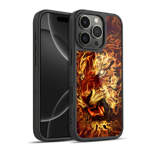 Tom Wood Fire Creatures Tiger Gel Armour Case For Apple iPhone 16 Pro