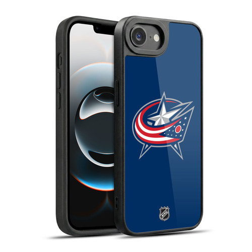 NHL Columbus Blue Jackets Plain Gel Armour Case For Apple iPhone 16e / Apple iPhone 17e
