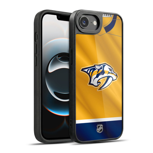 NHL Nashville Predators Jersey Gel Armour Case For Apple iPhone 16e / Apple iPhone 17e
