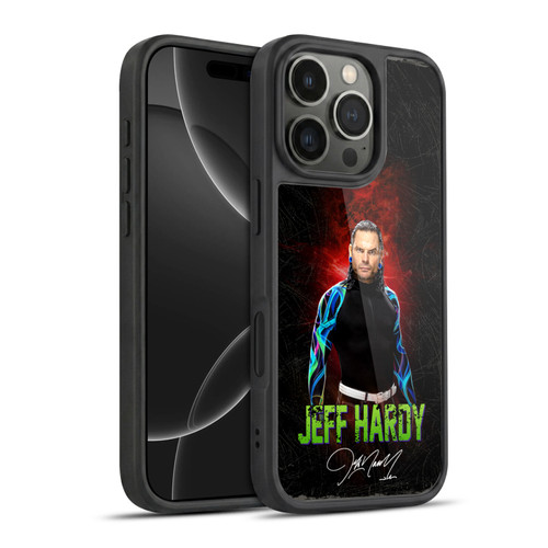 WWE Jeff Hardy LED Image 2 Gel Armour Case For Apple iPhone 16 Pro