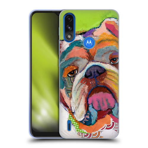 Michel Keck Dogs Bulldog Soft Gel Case for Motorola Moto E7 Power / Moto E7i Power