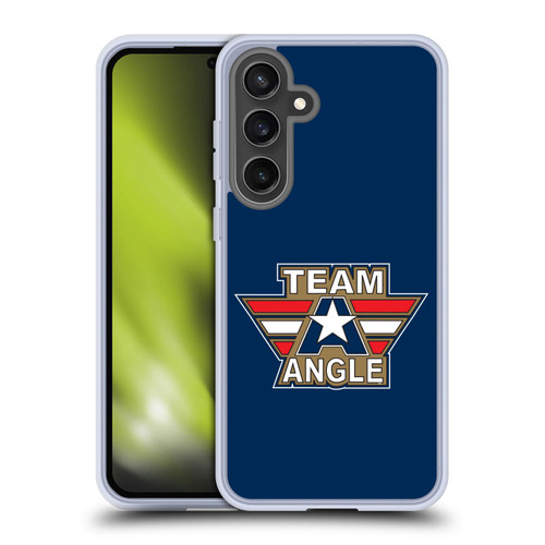 WWE Kurt Angle Logotype Soft Gel Case for Samsung Galaxy S24 FE & MagSafe