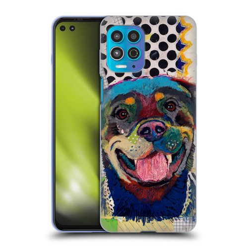 Michel Keck Dogs Rottweiler Soft Gel Case for Motorola Moto G100