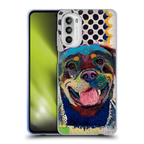 Michel Keck Dogs Rottweiler Soft Gel Case for Motorola Moto G52