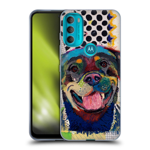 Michel Keck Dogs Rottweiler Soft Gel Case for Motorola Moto G71 5G