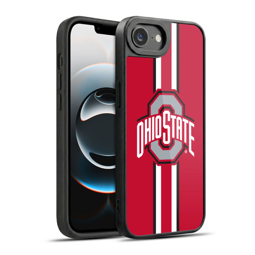 Ohio State University Logo Stripes Gel Armour Case For Apple iPhone 16e / Apple iPhone 17e