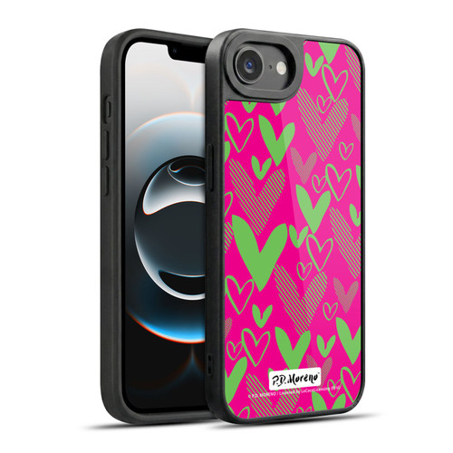 P.D. Moreno Patterns Hearts 1 Gel Armour Case For Apple iPhone 16e / Apple iPhone 17e