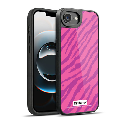 P.D. Moreno Patterns Pink Zebra Gel Armour Case For Apple iPhone 16e / Apple iPhone 17e