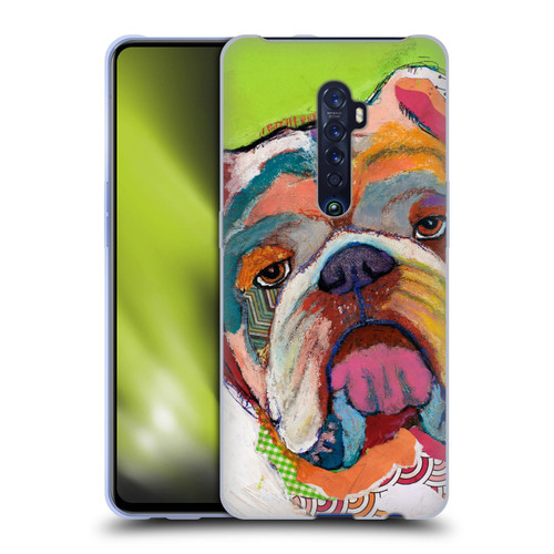 Michel Keck Dogs Bulldog Soft Gel Case for OPPO Reno 2