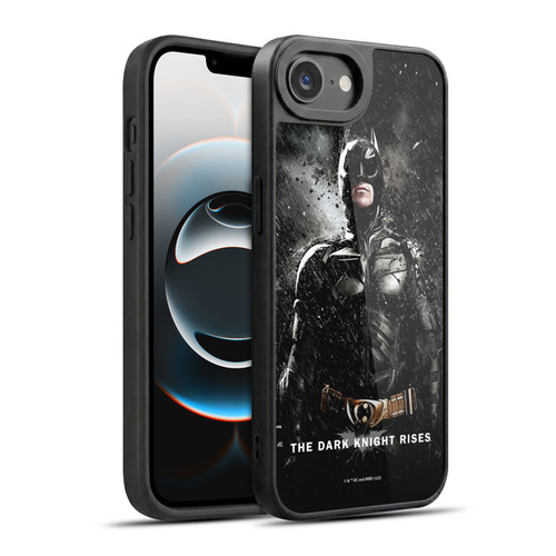 The Dark Knight Rises Key Art Batman Rain Poster Gel Armour Case For Apple iPhone 16e / Apple iPhone 17e