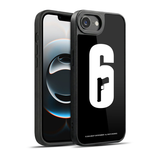 Tom Clancy's Rainbow Six Siege Logos Black And White Gel Armour Case For Apple iPhone 16e / Apple iPhone 17e