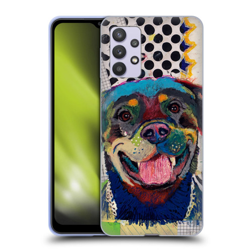 Michel Keck Dogs Rottweiler Soft Gel Case for Samsung Galaxy A32 5G / M32 5G (2021)