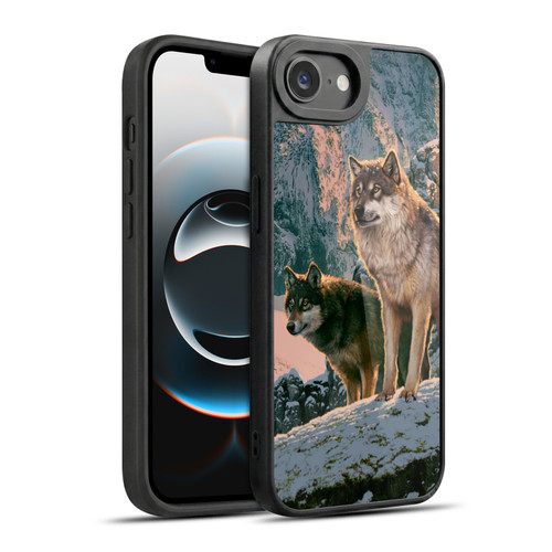 Vincent Hie Canidae Wolf Couple Gel Armour Case For Apple iPhone 16e / Apple iPhone 17e