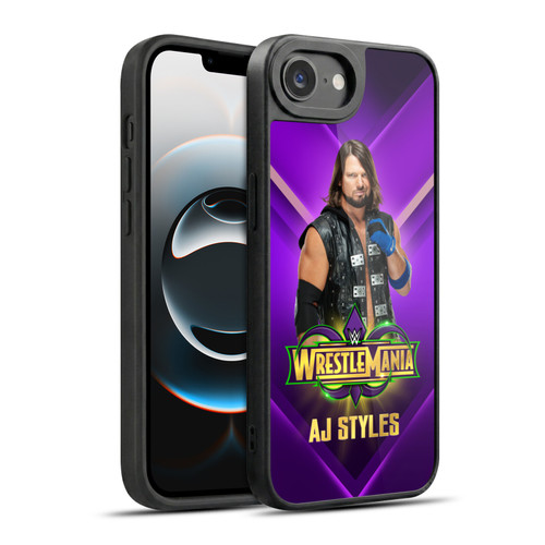 WWE Wrestlemania 34 Superstars AJ Styles Gel Armour Case For Apple iPhone 16e / Apple iPhone 17e