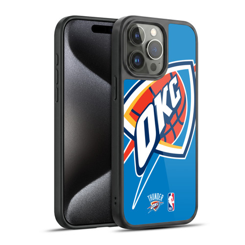 NBA Oklahoma City Thunder Logo Oversized Gel Armour Case For Apple iPhone 15 Pro Max