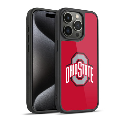 Ohio State University Logo Plain Gel Armour Case For Apple iPhone 15 Pro
