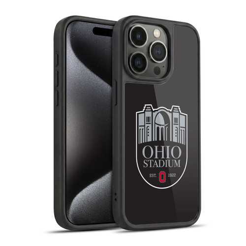 Ohio State University Logo Stadium Gel Armour Case For Apple iPhone 15 Pro