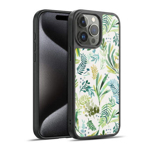 Ninola Botanical Patterns Tuscany Green Leaves Gel Armour Case For Apple iPhone 15 Pro Max