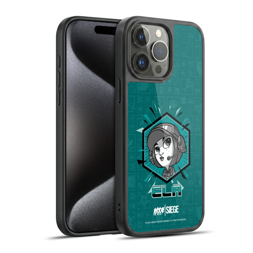 Tom Clancy's Rainbow Six Siege Chibi Operators Ela Gel Armour Case For Apple iPhone 15 Pro Max
