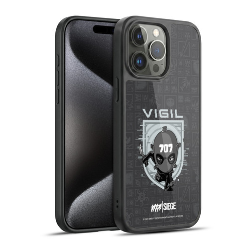 Tom Clancy's Rainbow Six Siege Chibi Operators Vigil Gel Armour Case For Apple iPhone 15 Pro Max