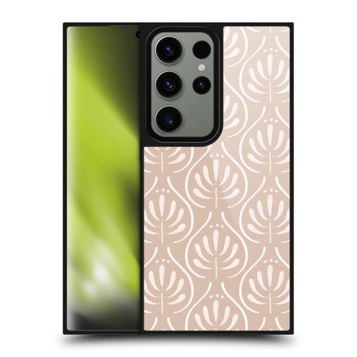 Anis Illustration Mix Pattern Boho Beige Gel Armour Case For Samsung Galaxy S24 Ultra 5G
