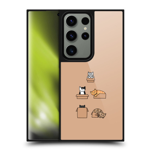 Beth Wilson Doodle Cats 2 Boxes Gel Armour Case For Samsung Galaxy S24 Ultra 5G