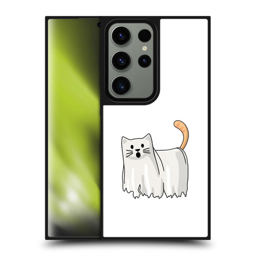 Beth Wilson Doodle Cats 2 Halloween Ghost Gel Armour Case For Samsung Galaxy S24 Ultra 5G