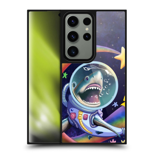 Carla Morrow Rainbow Animals Shark & Fish In Space Gel Armour Case For Samsung Galaxy S24 Ultra 5G