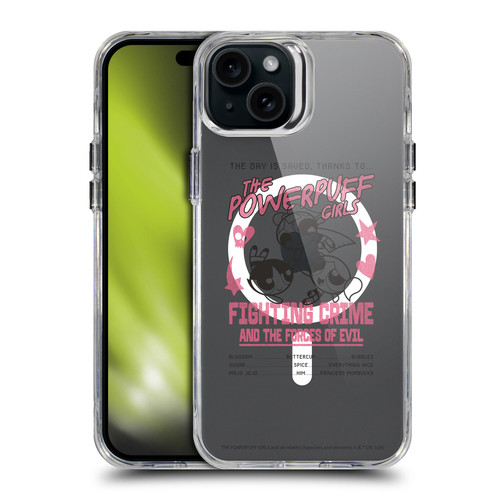 The Powerpuff Girls Character Icons Heroes SHOCKPROOF BUMPER CASE COMPATIBLE WITH Apple iPhone 15 Plus & MAGSAFE