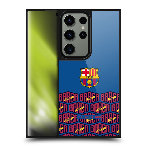 FC Barcelona Forca Barca Logo And Pattern Gel Armour Case For Samsung Galaxy S24 Ultra 5G