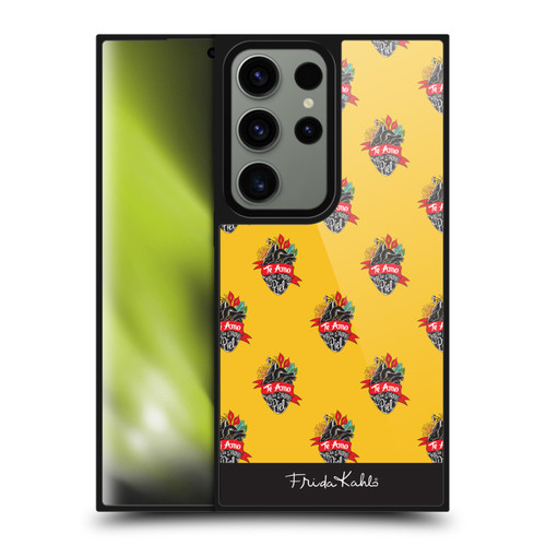 Frida Kahlo Typography Heart Pattern Gel Armour Case For Samsung Galaxy S24 Ultra 5G
