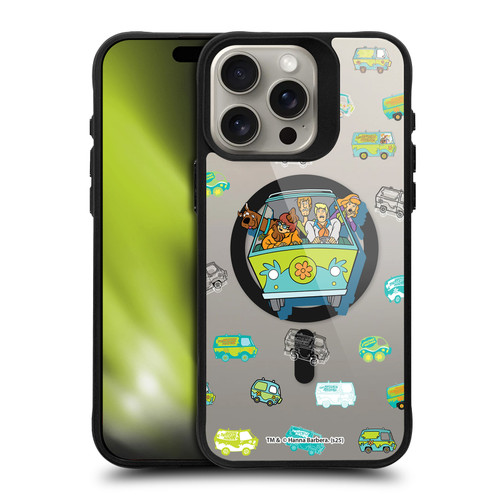Scooby-Doo Character Art Mystery Incorporated BLACK SHOCKPROOF BUMPER CASE COMPATIBLE WITH Apple iPhone 15 Pro Max & MAGSAFE