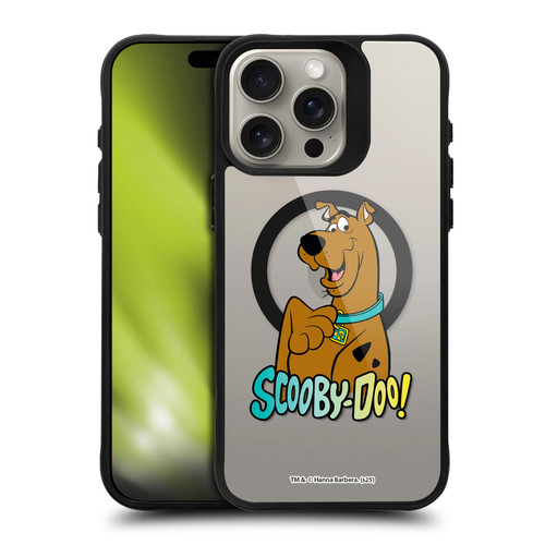 Scooby-Doo Character Art Pose BLACK SHOCKPROOF BUMPER CASE COMPATIBLE WITH Apple iPhone 15 Pro Max & MAGSAFE