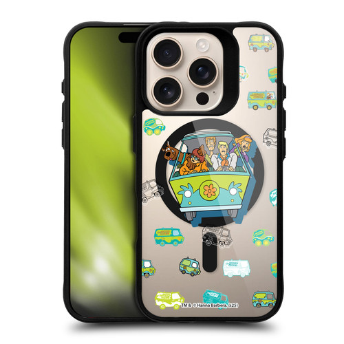 Scooby-Doo Character Art Mystery Incorporated BLACK SHOCKPROOF BUMPER CASE COMPATIBLE WITH Apple iPhone 16 Pro & MAGSAFE