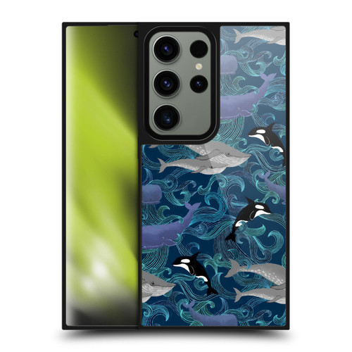 Micklyn Le Feuvre Patterns Giants in Teal Gel Armour Case For Samsung Galaxy S24 Ultra 5G