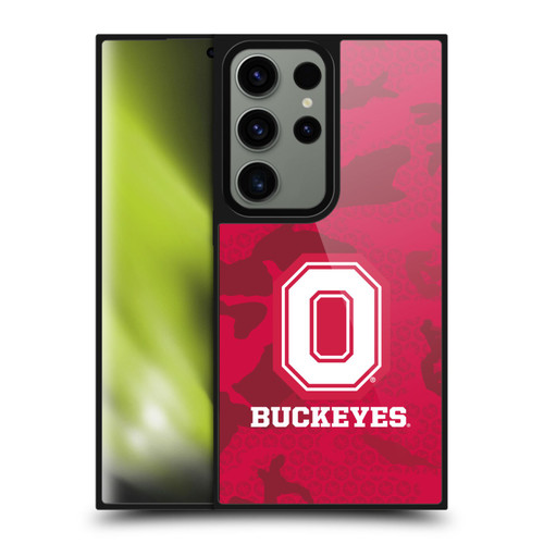 Ohio State University Logo Red Camou Gel Armour Case For Samsung Galaxy S24 Ultra 5G