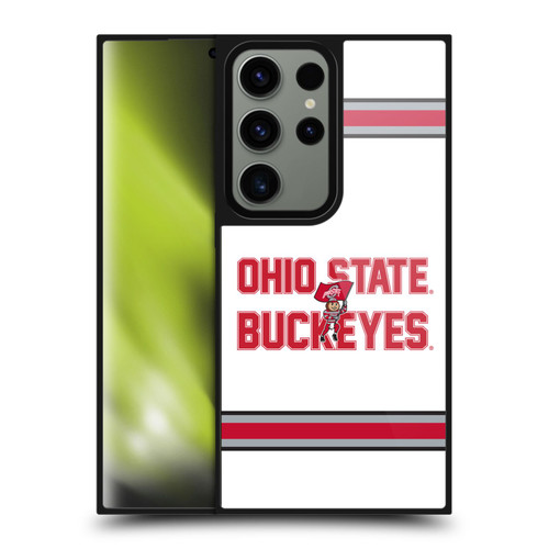 Ohio State University Logo White Stripes Gel Armour Case For Samsung Galaxy S24 Ultra 5G