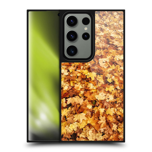 PLdesign Flowers And Leaves Fall Maple Gel Armour Case For Samsung Galaxy S24 Ultra 5G