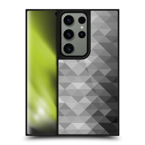 PLdesign Geometric Grayscale Triangle Gel Armour Case For Samsung Galaxy S24 Ultra 5G
