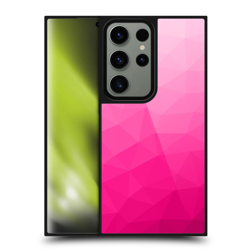 PLdesign Geometric Patterns Hot Pink Gradient Mesh Gel Armour Case For Samsung Galaxy S24 Ultra 5G