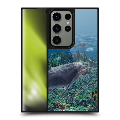 Simone Gatterwe Dolphins Reef Play Gel Armour Case For Samsung Galaxy S24 Ultra 5G