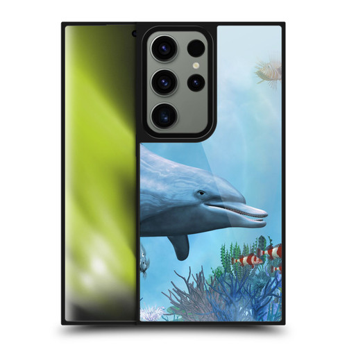 Simone Gatterwe Dolphins Seascape Gel Armour Case For Samsung Galaxy S24 Ultra 5G