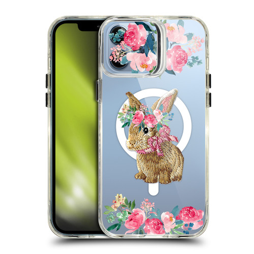 Monika Strigel Flower Collection Bunny SHOCKPROOF BUMPER CASE COMPATIBLE WITH Apple iPhone 13 Pro Max & MAGSAFE
