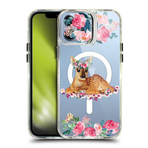 Monika Strigel Flower Collection Fawn SHOCKPROOF BUMPER CASE COMPATIBLE WITH Apple iPhone 13 Pro Max & MAGSAFE