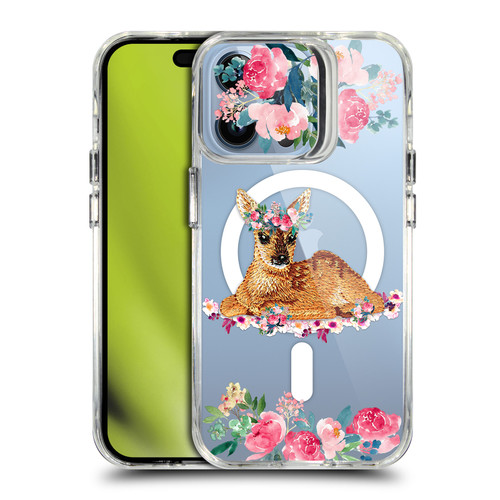 Monika Strigel Flower Collection Fawn SHOCKPROOF BUMPER CASE COMPATIBLE WITH Apple iPhone 13 Pro & MAGSAFE