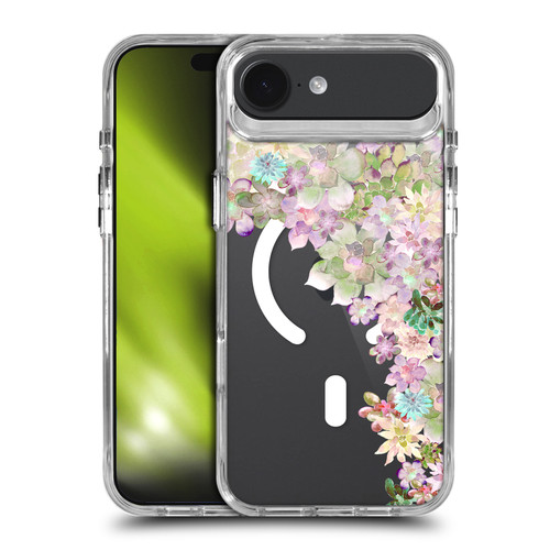 Monika Strigel Flower Collection Succulent Garden Peach SHOCKPROOF BUMPER CASE COMPATIBLE WITH Apple iPhone 17 Air & MAGSAFE