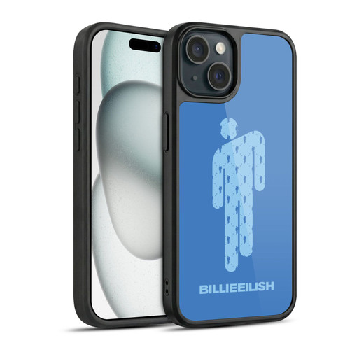Billie Eilish Key Art Blohsh Blue Gel Armour Case For Apple iPhone 15